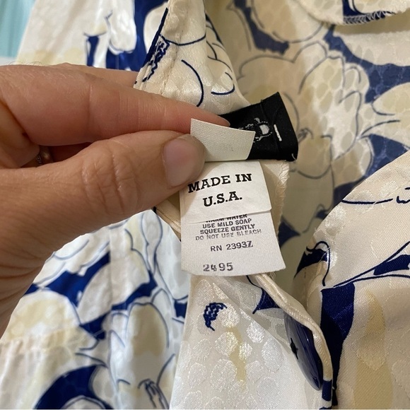 Vintage 1980’s Floral Mix Pattern Mini Dress Sz 16w - Picture 8 of 10